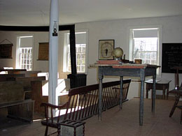 The schoolroom where so many students learned so much.